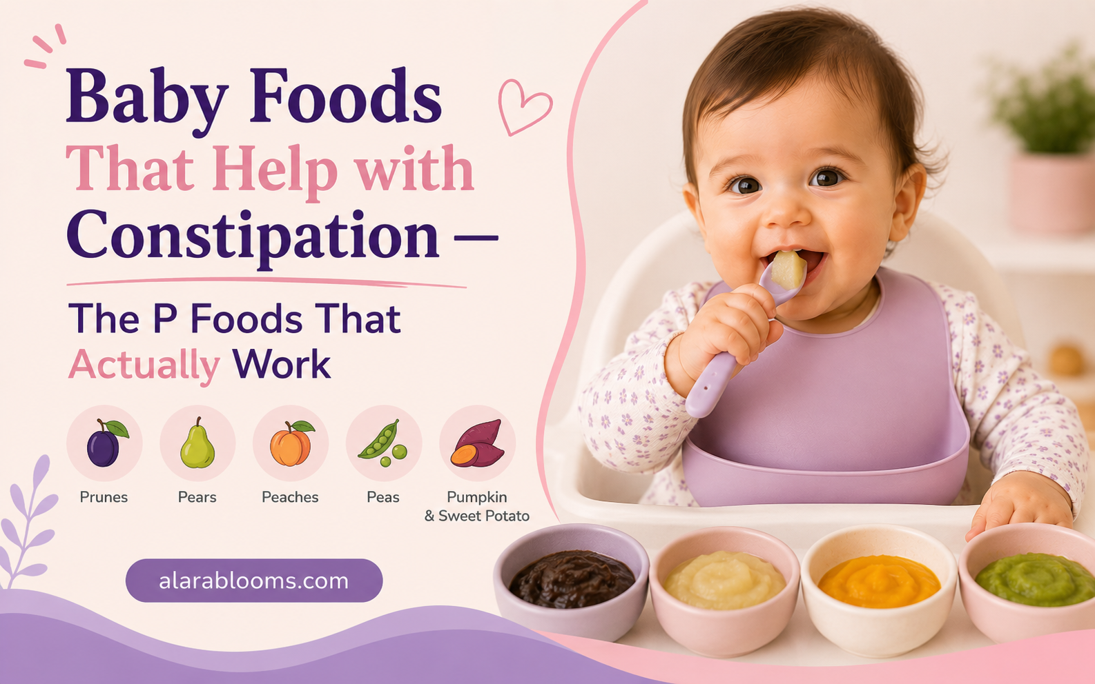 Baby foods that help with constipation
