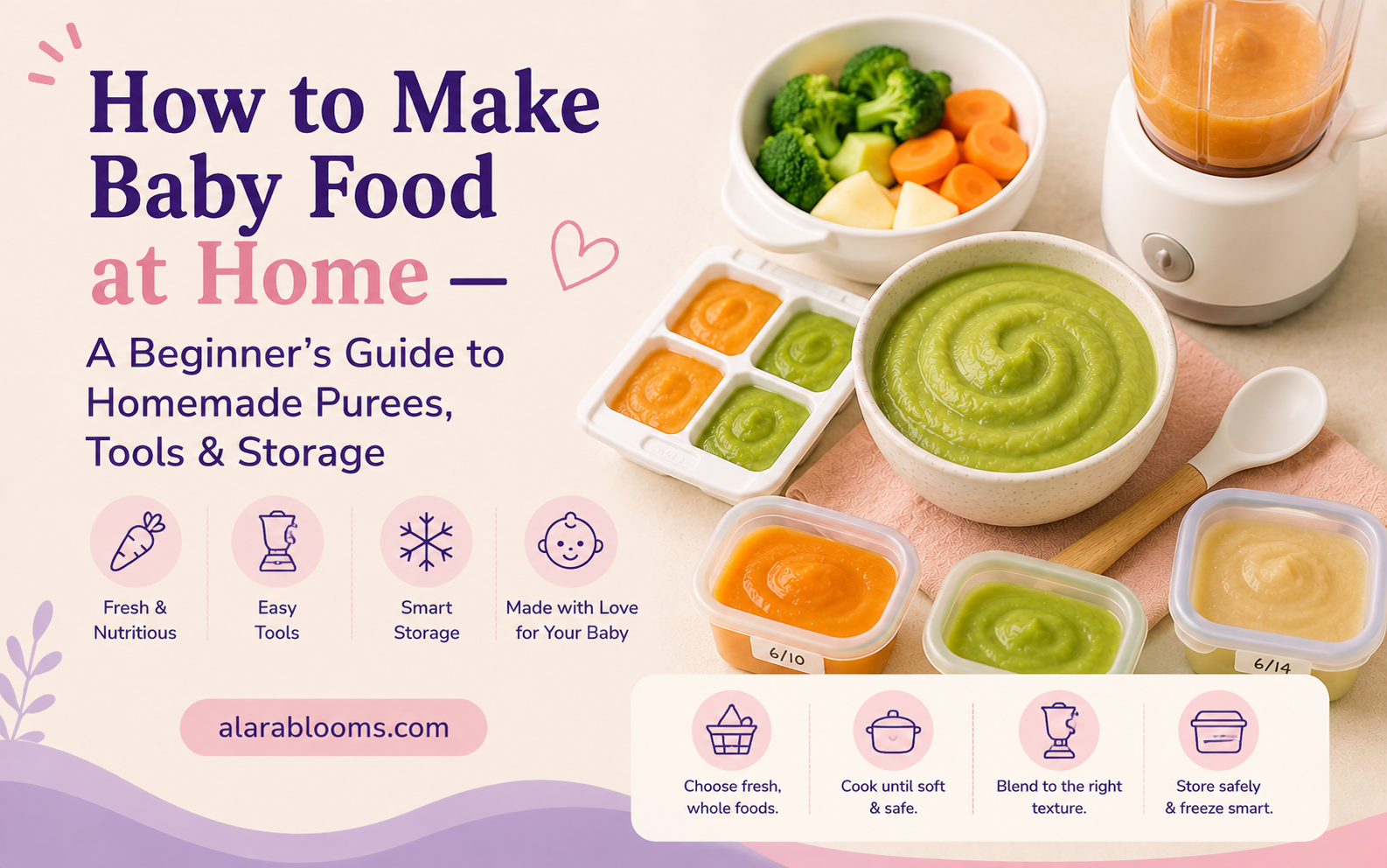 How to make baby food at home, a beginners guide